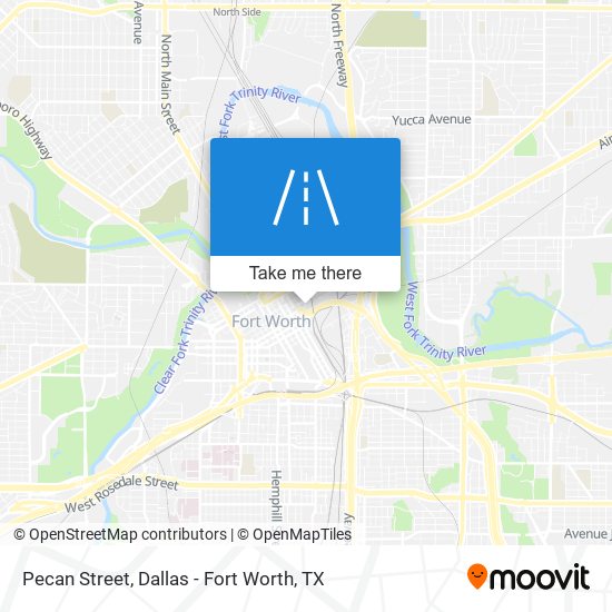 Pecan Street map