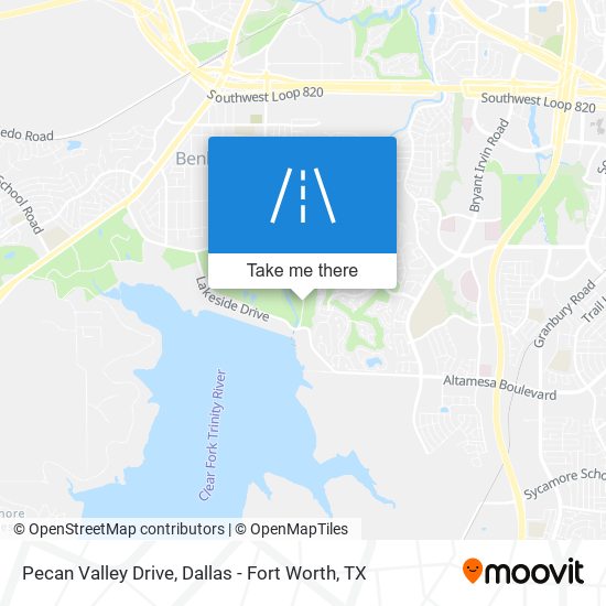 Pecan Valley Drive map