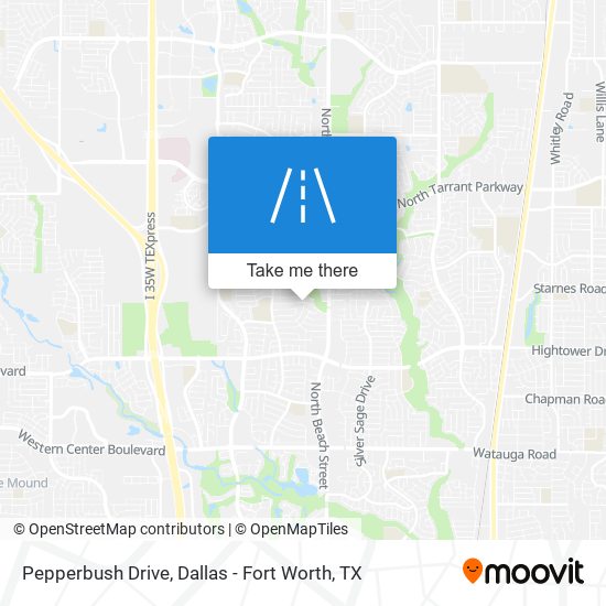 Pepperbush Drive map