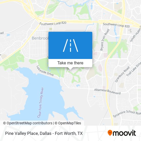 Pine Valley Place map