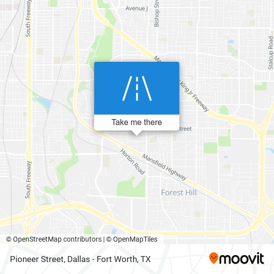 Pioneer Street map