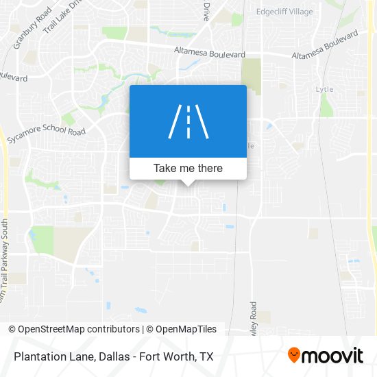 Plantation Lane map