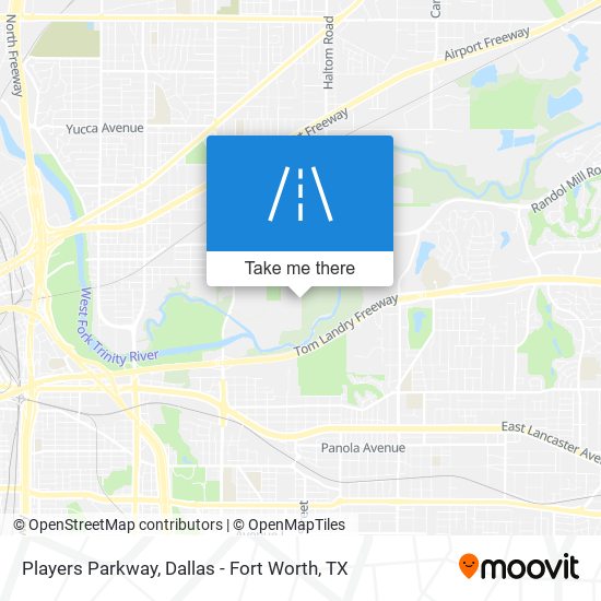 Players Parkway map
