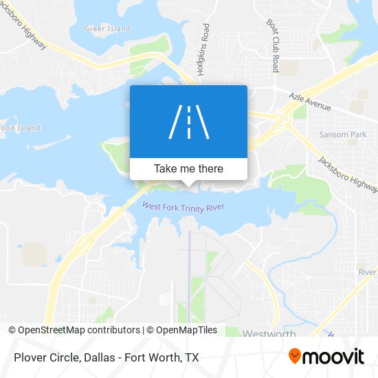 Plover Circle map