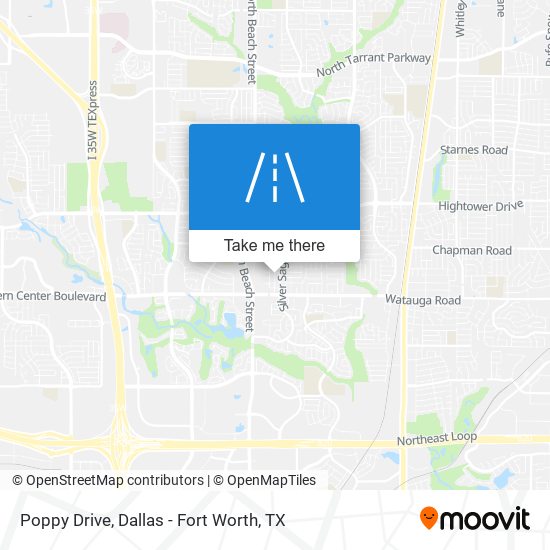 Mapa de Poppy Drive