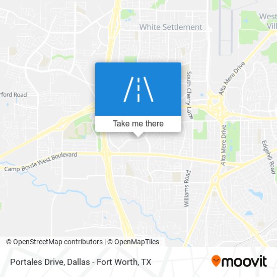 Portales Drive map