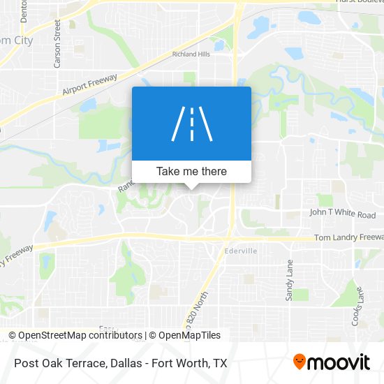 Mapa de Post Oak Terrace