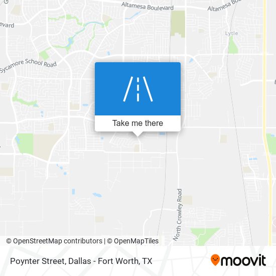 Mapa de Poynter Street