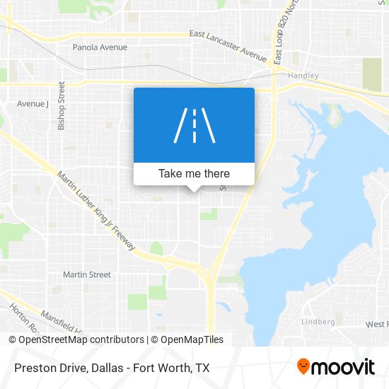 Preston Drive map