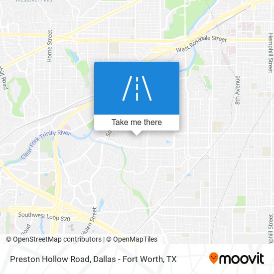 Mapa de Preston Hollow Road