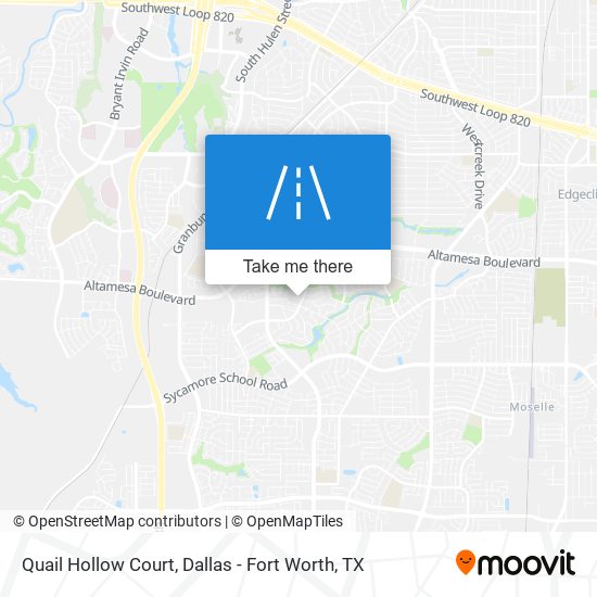 Mapa de Quail Hollow Court