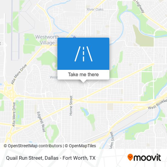 Quail Run Street map
