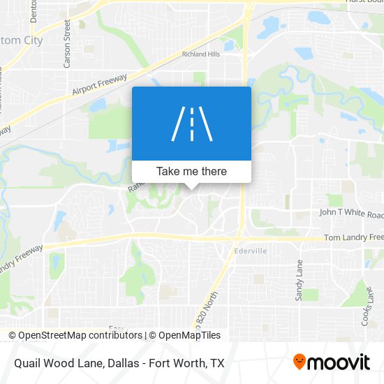 Quail Wood Lane map