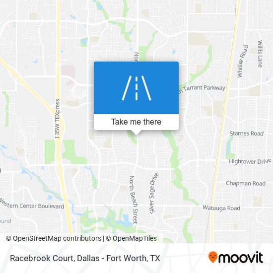 Racebrook Court map