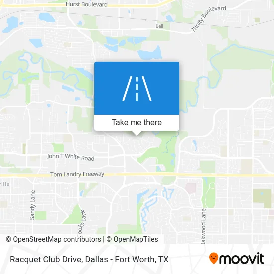 Racquet Club Drive map