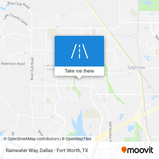 Rainwater Way map