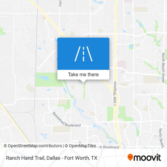 Ranch Hand Trail map