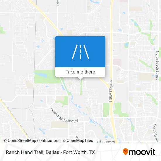 Ranch Hand Trail map