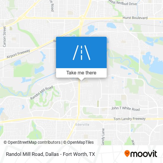 Mapa de Randol Mill Road
