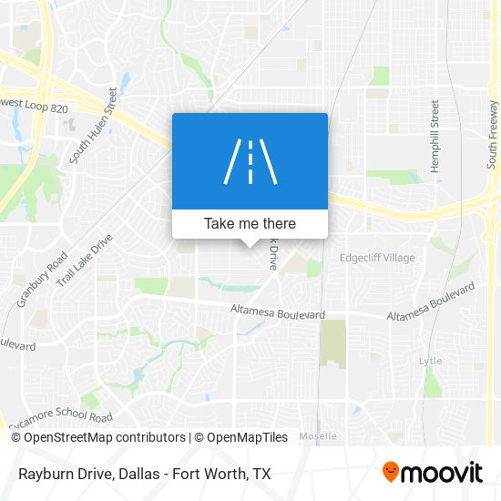 Rayburn Drive map