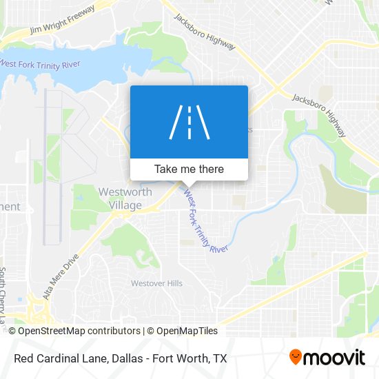 Red Cardinal Lane map