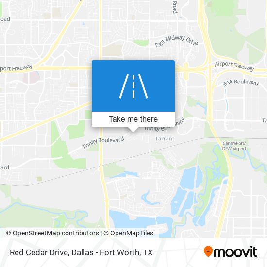 Red Cedar Drive map