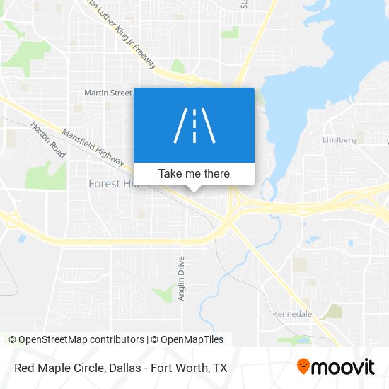 Red Maple Circle map