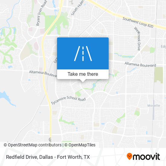 Redfield Drive map