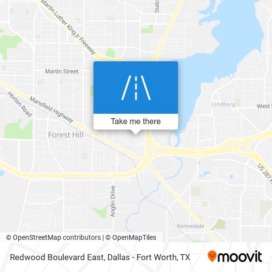 Redwood Boulevard East map