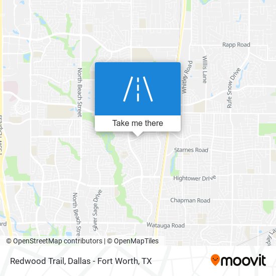 Mapa de Redwood Trail