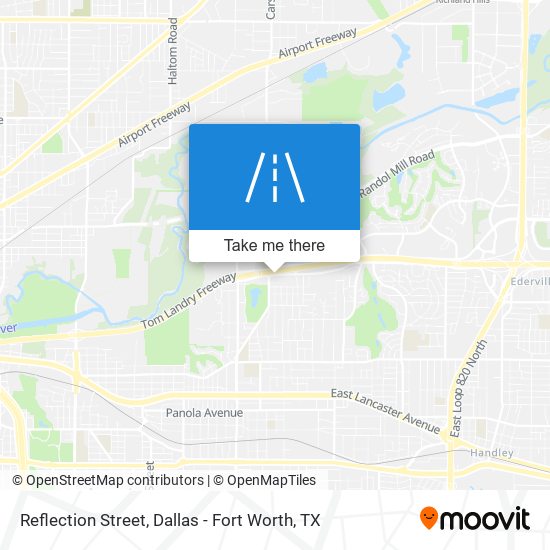 Mapa de Reflection Street