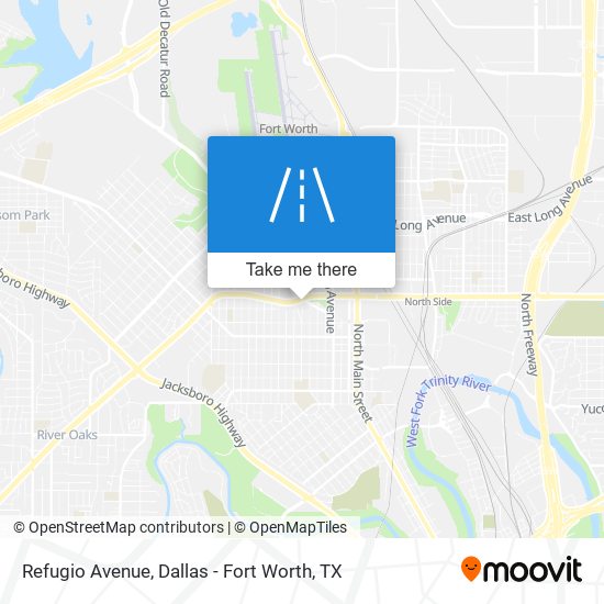 Refugio Avenue map
