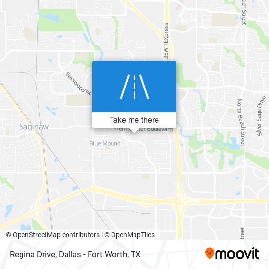 Mapa de Regina Drive