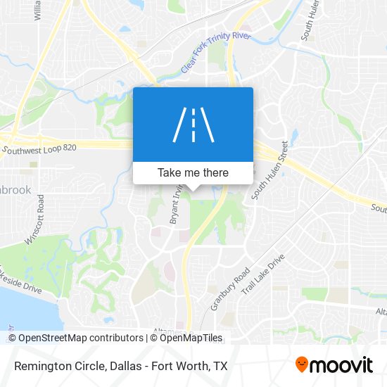 Remington Circle map