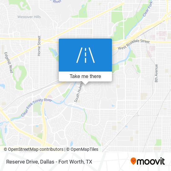 Reserve Drive map