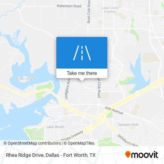 Mapa de Rhea Ridge Drive