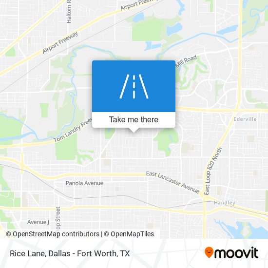 Mapa de Rice Lane