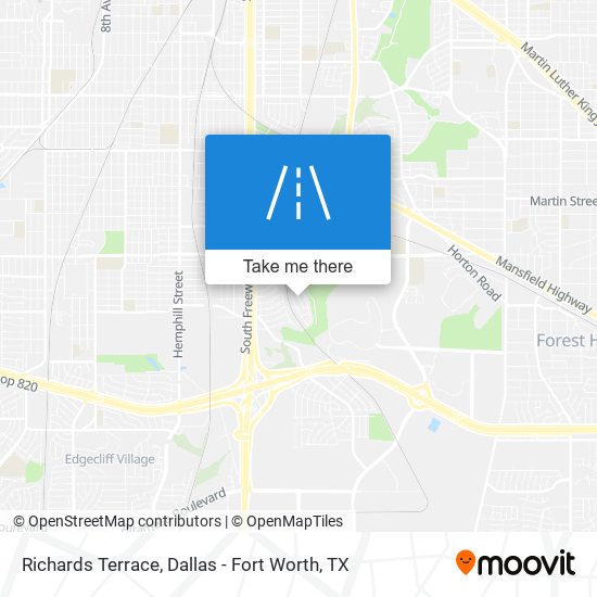 Mapa de Richards Terrace