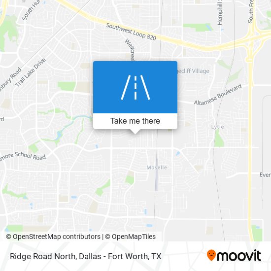 Ridge Road North map