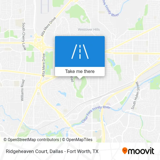 Ridgeheaven Court map