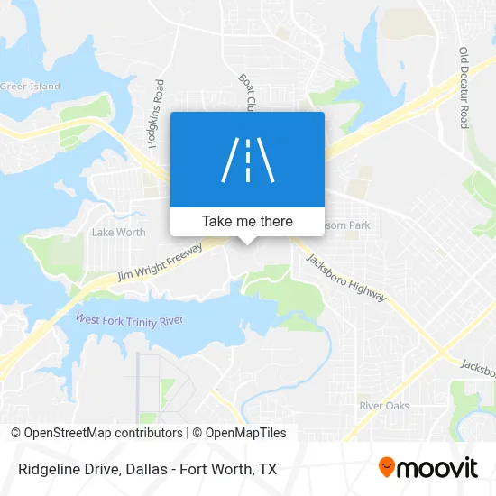 Ridgeline Drive map