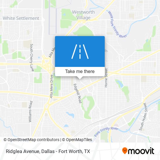 Mapa de Ridglea Avenue