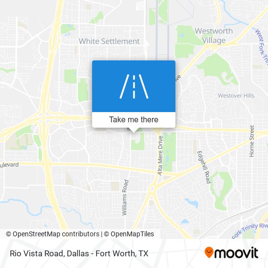 Rio Vista Road map