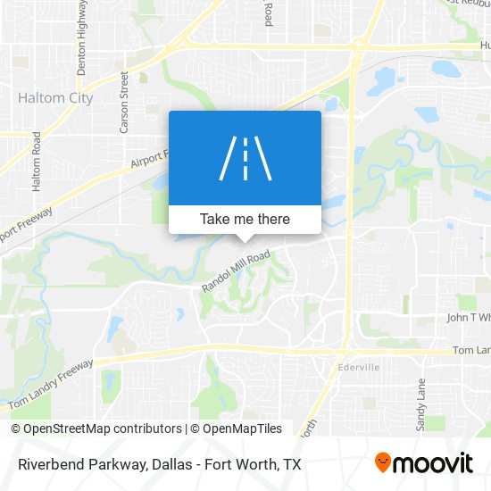 Riverbend Parkway map