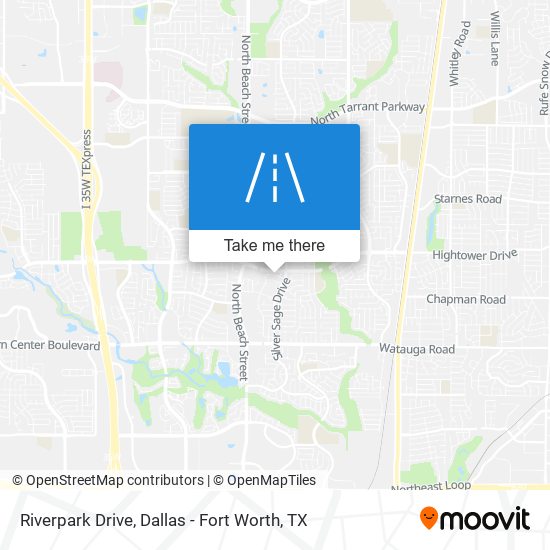 Riverpark Drive map