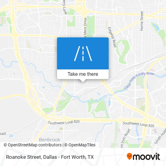 Mapa de Roanoke Street