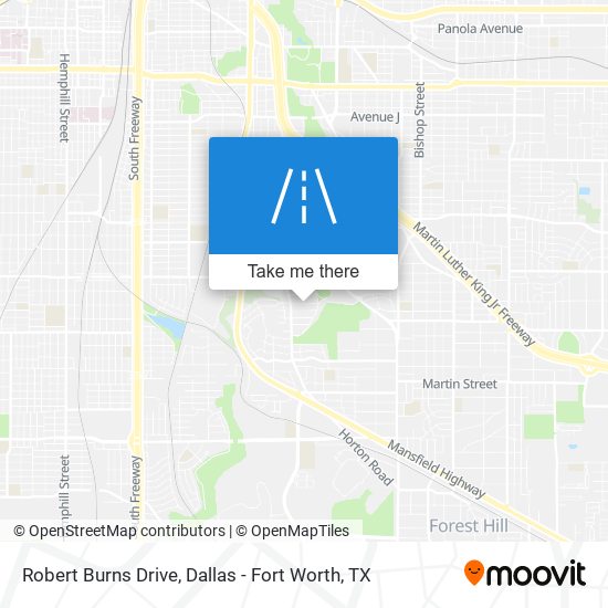 Mapa de Robert Burns Drive