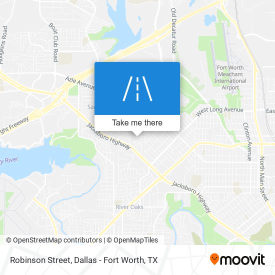 Robinson Street map