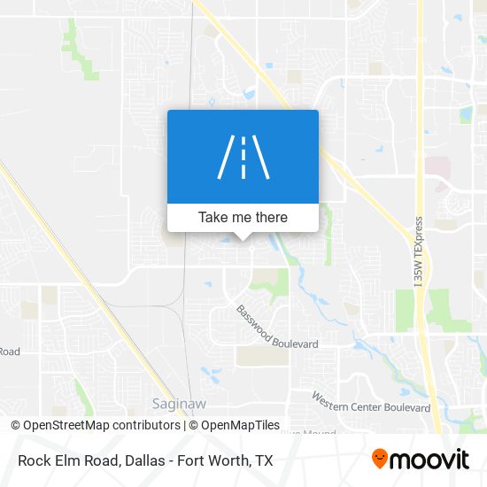 Mapa de Rock Elm Road