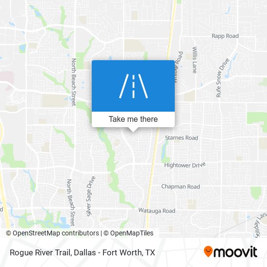 Mapa de Rogue River Trail